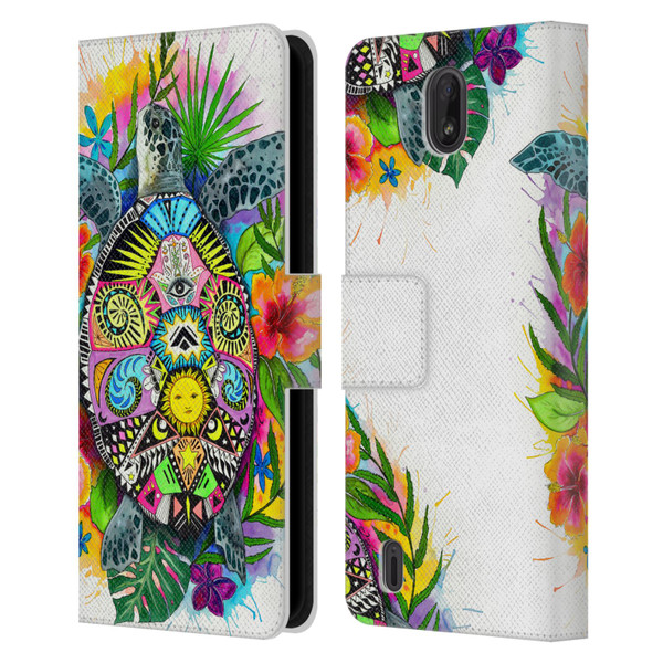 Pixie Cold Animals Turtle Life Leather Book Wallet Case Cover For Nokia C01 Plus/C1 2nd Edition