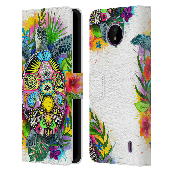 Pixie Cold Animals Turtle Life Leather Book Wallet Case Cover For Nokia C10 / C20