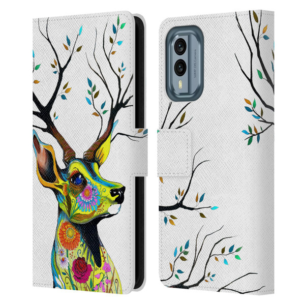 Pixie Cold Animals King Of The Forest Leather Book Wallet Case Cover For Nokia X30