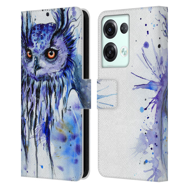 Pixie Cold Animals Secrets Leather Book Wallet Case Cover For OPPO Reno8 Pro