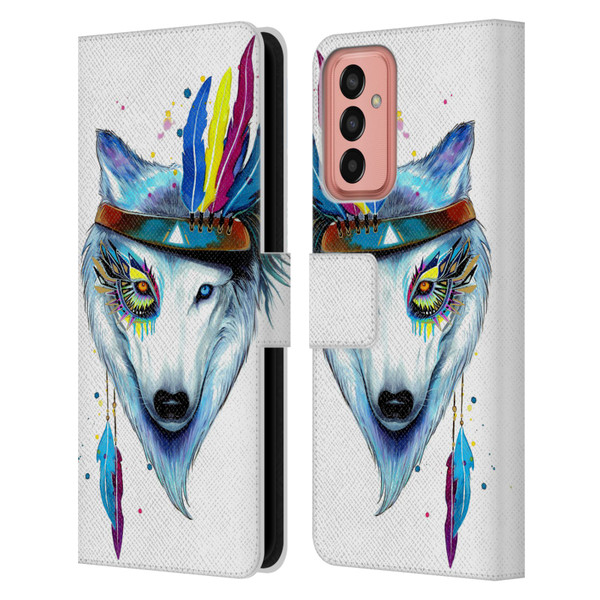 Pixie Cold Animals Warrior Leather Book Wallet Case Cover For Samsung Galaxy M13 (2022)