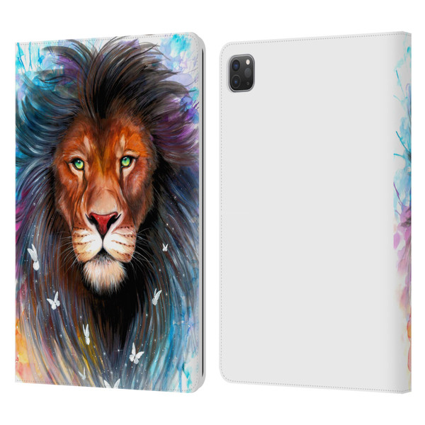 Pixie Cold Cats Sacred King Leather Book Wallet Case Cover For Apple iPad Pro 11 2020 / 2021 / 2022
