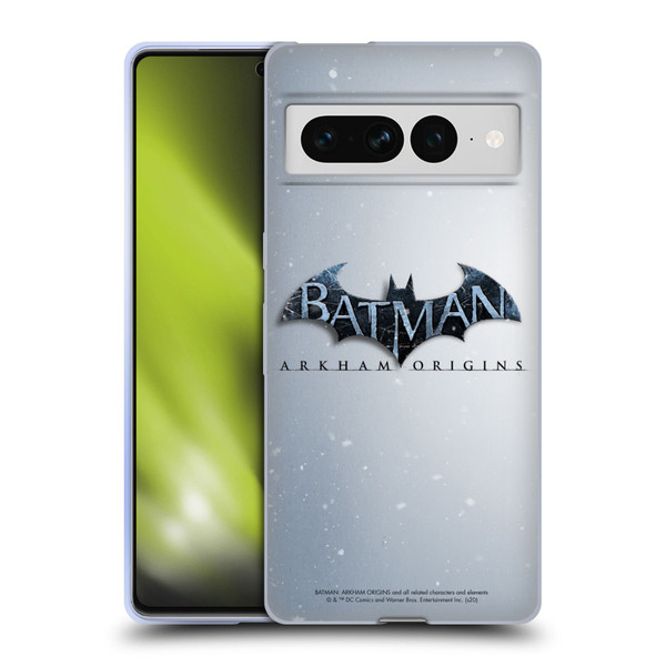 Batman Arkham Origins Key Art Logo Soft Gel Case for Google Pixel 7 Pro