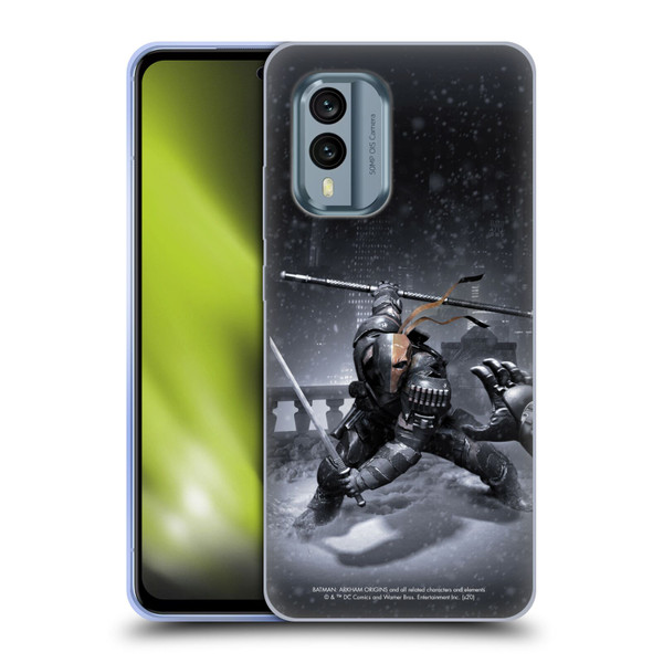 Batman Arkham Origins Key Art Deathstroke Soft Gel Case for Nokia X30