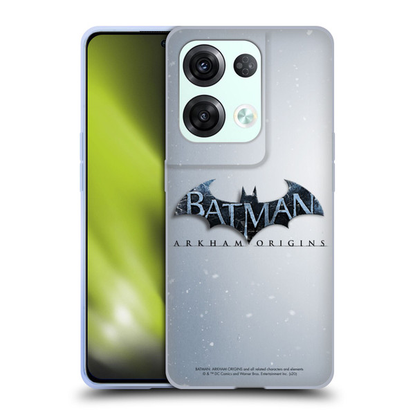 Batman Arkham Origins Key Art Logo Soft Gel Case for OPPO Reno8 Pro