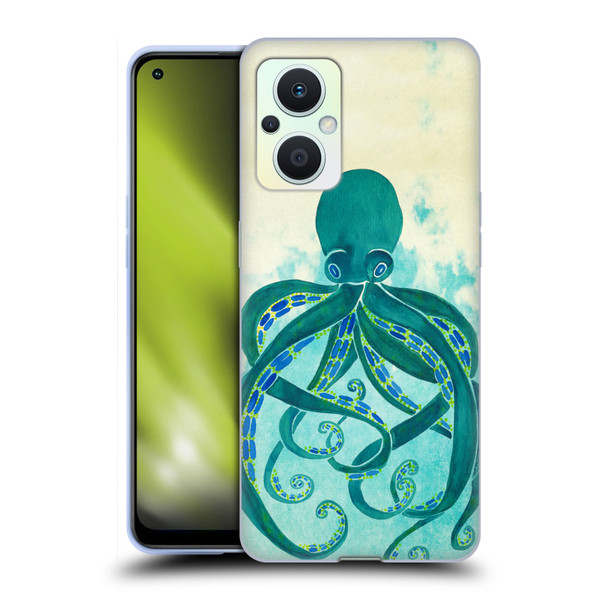 Cat Coquillette Sea Octopus Soft Gel Case for OPPO Reno8 Lite