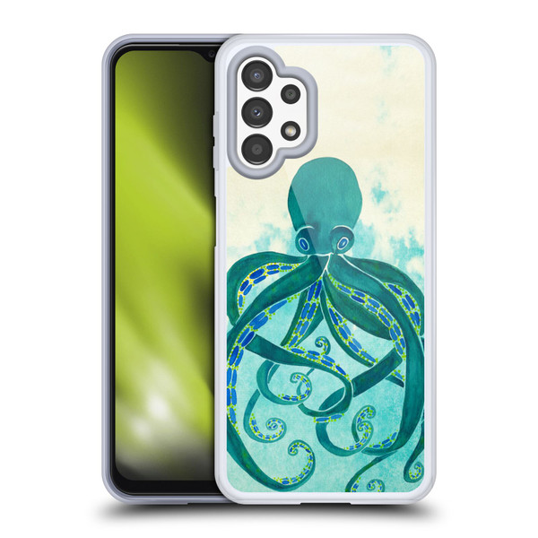 Cat Coquillette Sea Octopus Soft Gel Case for Samsung Galaxy A13 (2022)
