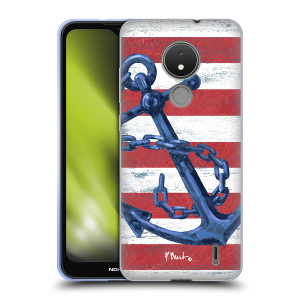 Paul Brent Nautical Westerly Anchor Soft Gel Case for Nokia C21