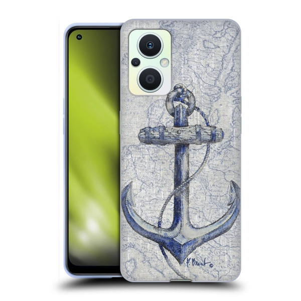 Paul Brent Nautical Vintage Anchor Soft Gel Case for OPPO Reno8 Lite