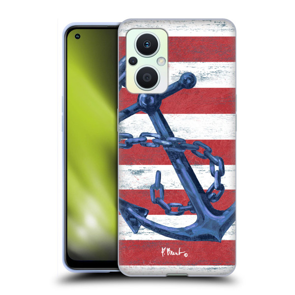 Paul Brent Nautical Westerly Anchor Soft Gel Case for OPPO Reno8 Lite