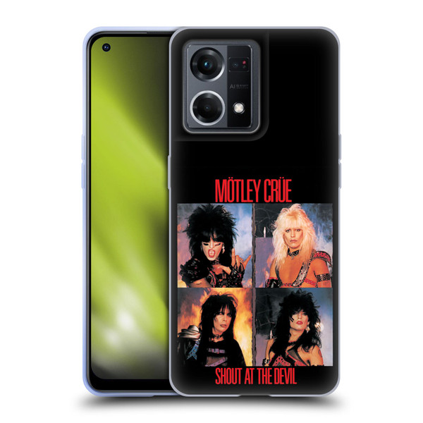 Motley Crue Albums Shout At The Devil Soft Gel Case for OPPO Reno8 4G