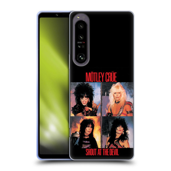 Motley Crue Albums Shout At The Devil Soft Gel Case for Sony Xperia 1 IV