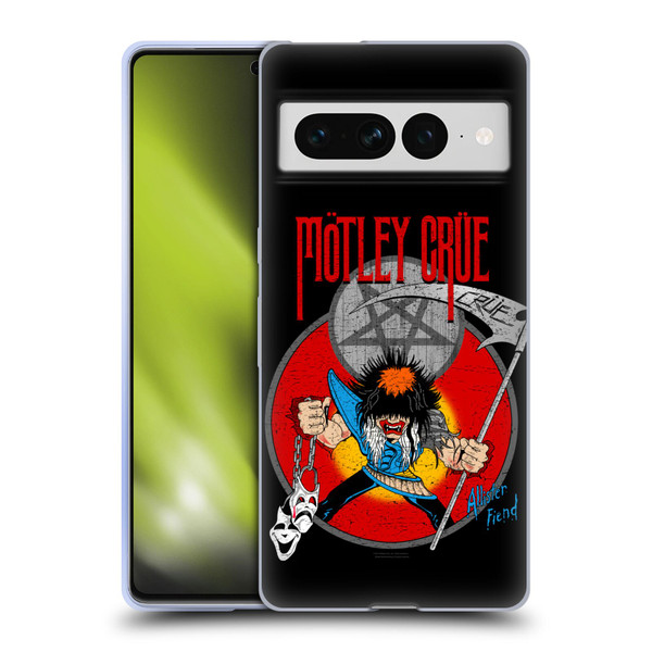 Motley Crue Key Art Allister Soft Gel Case for Google Pixel 7 Pro