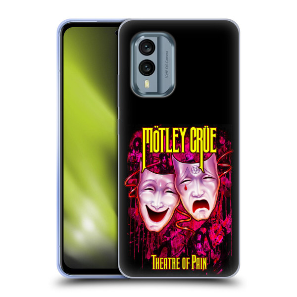 Motley Crue Key Art Theater Of Pain Soft Gel Case for Nokia X30