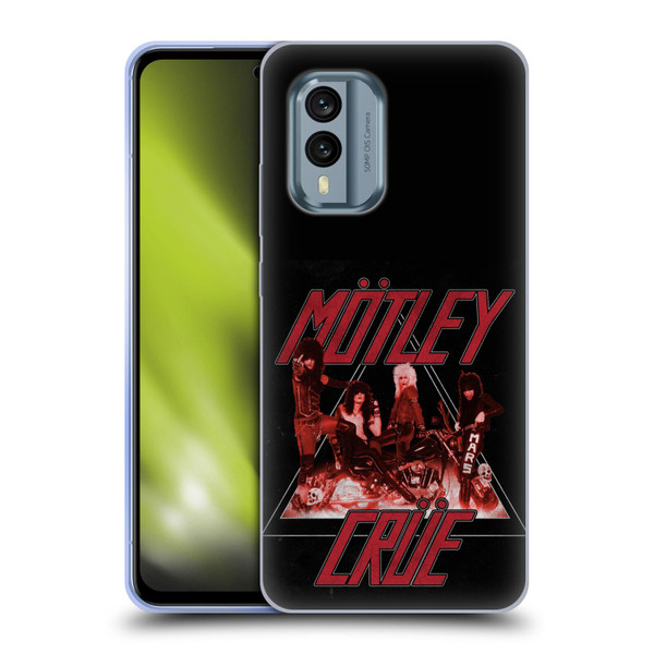Motley Crue Key Art Too Fast Soft Gel Case for Nokia X30