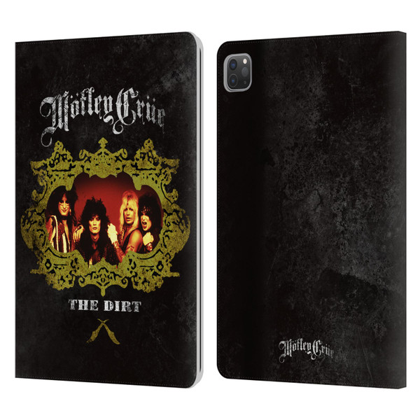 Motley Crue Key Art The Dirt Frame Leather Book Wallet Case Cover For Apple iPad Pro 11 2020 / 2021 / 2022