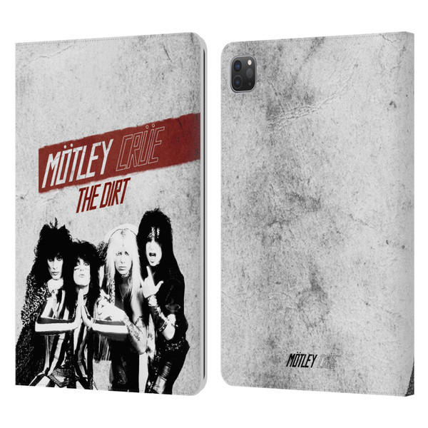 Motley Crue Key Art The Dirt Leather Book Wallet Case Cover For Apple iPad Pro 11 2020 / 2021 / 2022