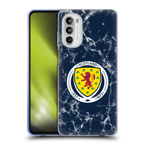 Scotland National Football Team Logo 2 Marble Soft Gel Case for Motorola Moto G52