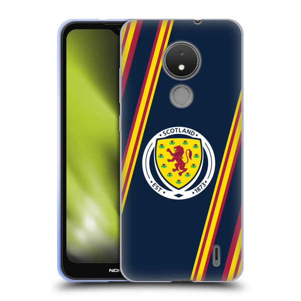 Scotland National Football Team Logo 2 Stripes Soft Gel Case for Nokia C21