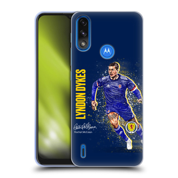 Scotland National Football Team Players Lyndon Dykes Soft Gel Case for Motorola Moto E7 Power / Moto E7i Power