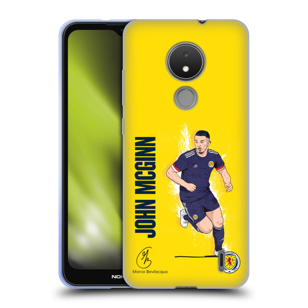 Scotland National Football Team Players John McGinn Soft Gel Case for Nokia C21