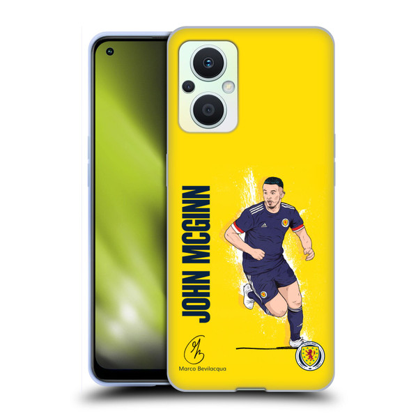 Scotland National Football Team Players John McGinn Soft Gel Case for OPPO Reno8 Lite