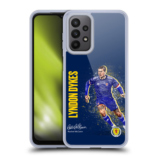 Scotland National Football Team Players Lyndon Dykes Soft Gel Case for Samsung Galaxy A23 / 5G (2022)