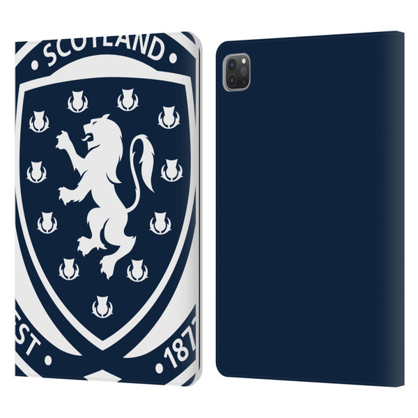 Scotland National Football Team Logo 2 Oversized Leather Book Wallet Case Cover For Apple iPad Pro 11 2020 / 2021 / 2022