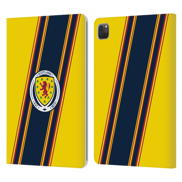 Scotland National Football Team Logo 2 Stripes Leather Book Wallet Case Cover For Apple iPad Pro 11 2020 / 2021 / 2022