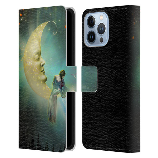 Jena DellaGrottaglia Assorted Star Leather Book Wallet Case Cover For Apple iPhone 13 Pro Max