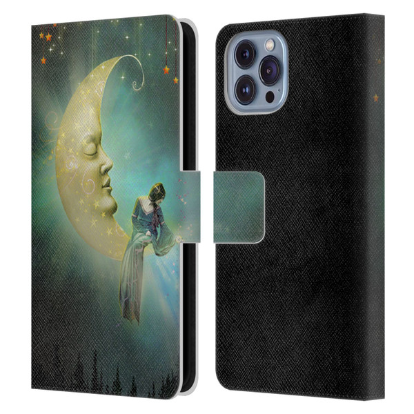 Jena DellaGrottaglia Assorted Star Leather Book Wallet Case Cover For Apple iPhone 14