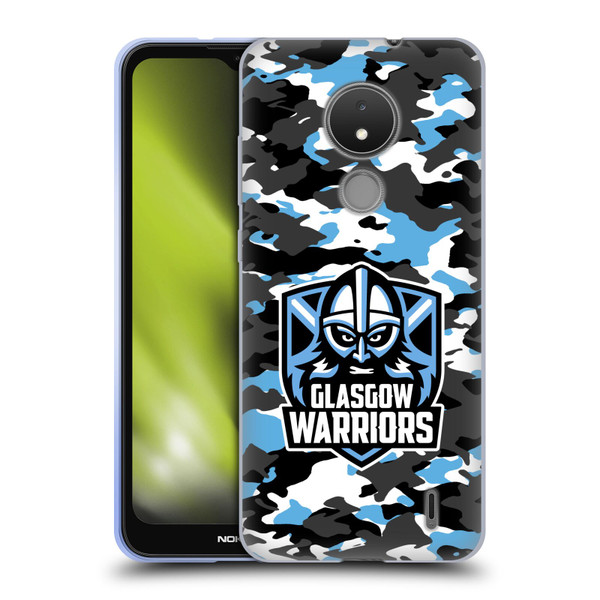 Glasgow Warriors Logo 2 Camouflage Soft Gel Case for Nokia C21