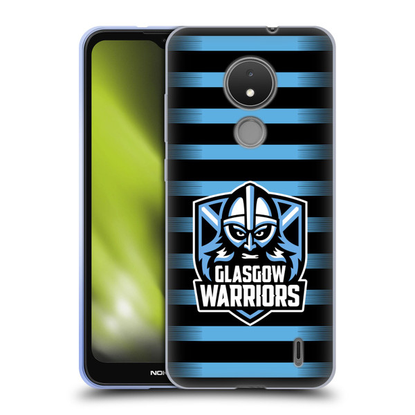 Glasgow Warriors Logo 2 Stripes Soft Gel Case for Nokia C21