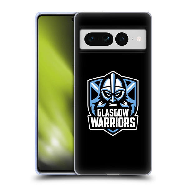 Glasgow Warriors Logo Plain Black Soft Gel Case for Google Pixel 7 Pro