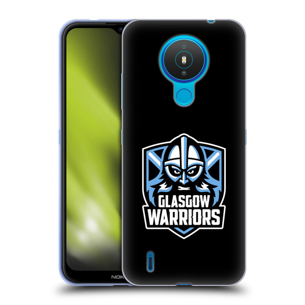 Glasgow Warriors Logo Plain Black Soft Gel Case for Nokia 1.4
