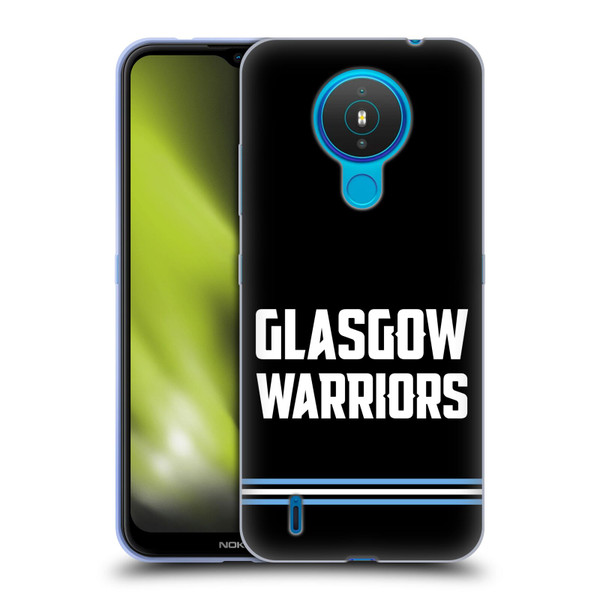 Glasgow Warriors Logo Text Type Black Soft Gel Case for Nokia 1.4