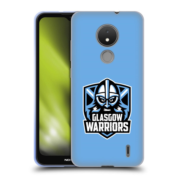 Glasgow Warriors Logo Plain Blue Soft Gel Case for Nokia C21