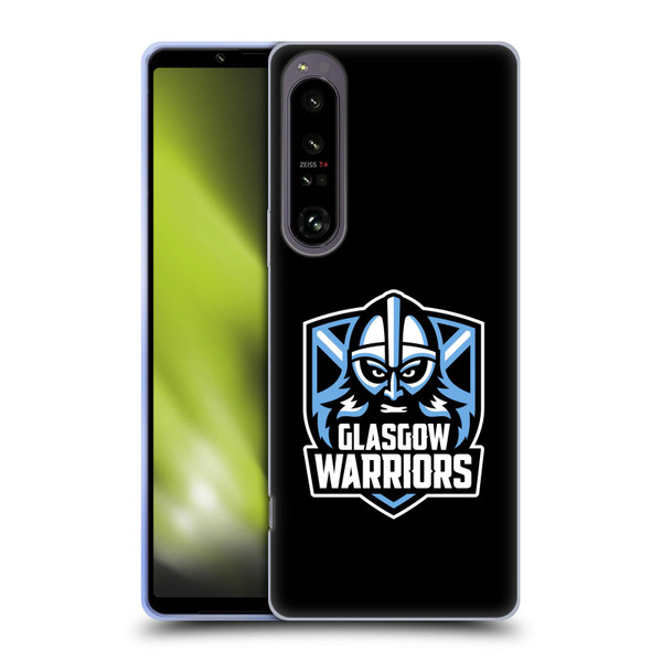 Glasgow Warriors Logo Plain Black Soft Gel Case for Sony Xperia 1 IV