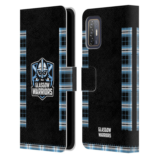 Glasgow Warriors 2020/21 Crest Kit Home Leather Book Wallet Case Cover For HTC Desire 21 Pro 5G