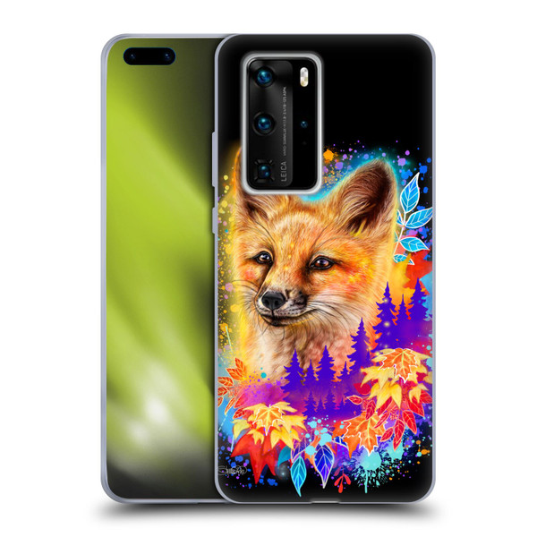 Sheena Pike Animals Red Fox Spirit & Autumn Leaves Soft Gel Case for Huawei P40 Pro / P40 Pro Plus 5G