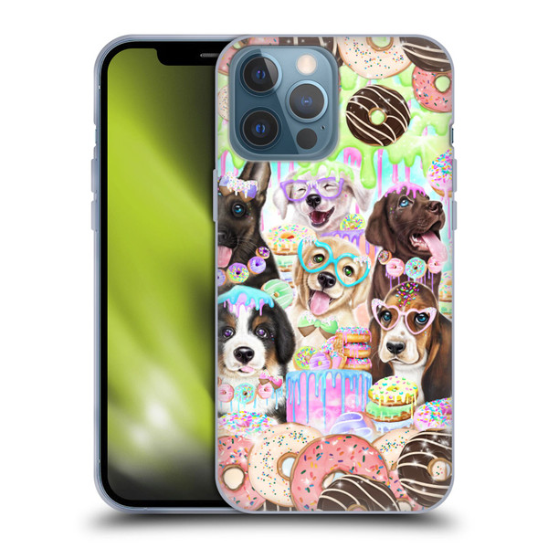 Sheena Pike Animals Puppy Dogs And Donuts Soft Gel Case for Apple iPhone 13 Pro Max