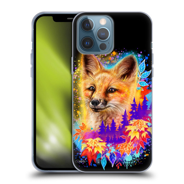 Sheena Pike Animals Red Fox Spirit & Autumn Leaves Soft Gel Case for Apple iPhone 13 Pro Max