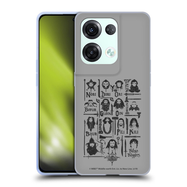 The Hobbit An Unexpected Journey Key Art The Company Soft Gel Case for OPPO Reno8 Pro