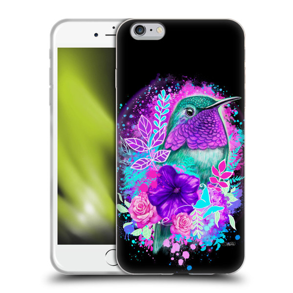 Sheena Pike Animals Purple Hummingbird Spirit Soft Gel Case for Apple iPhone 6 Plus / iPhone 6s Plus