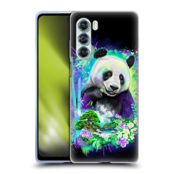 Sheena Pike Animals Rainbow Bamboo Panda Spirit Soft Gel Case for Motorola Edge S30 / Moto G200 5G