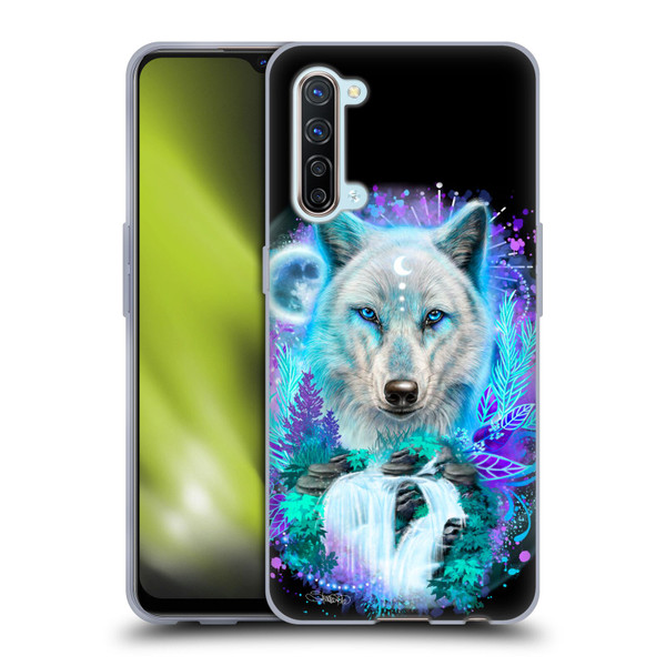 Sheena Pike Animals Winter Wolf Spirit & Waterfall Soft Gel Case for OPPO Find X2 Lite 5G