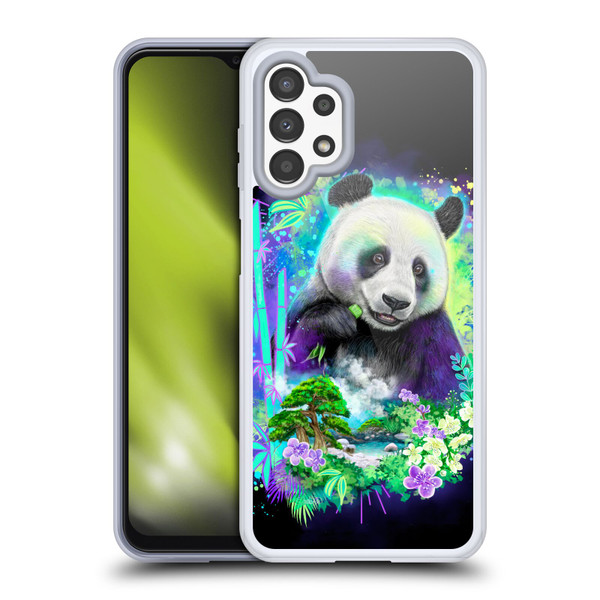 Sheena Pike Animals Rainbow Bamboo Panda Spirit Soft Gel Case for Samsung Galaxy A13 (2022)