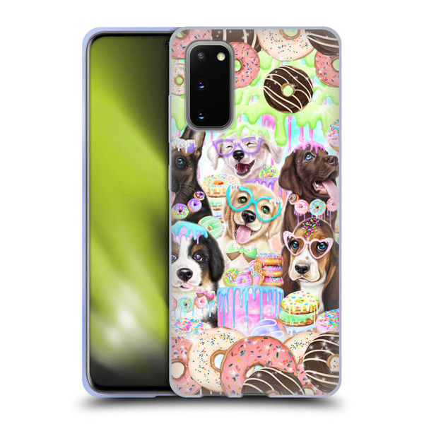 Sheena Pike Animals Puppy Dogs And Donuts Soft Gel Case for Samsung Galaxy S20 / S20 5G