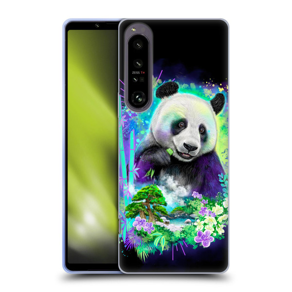 Sheena Pike Animals Rainbow Bamboo Panda Spirit Soft Gel Case for Sony Xperia 1 IV
