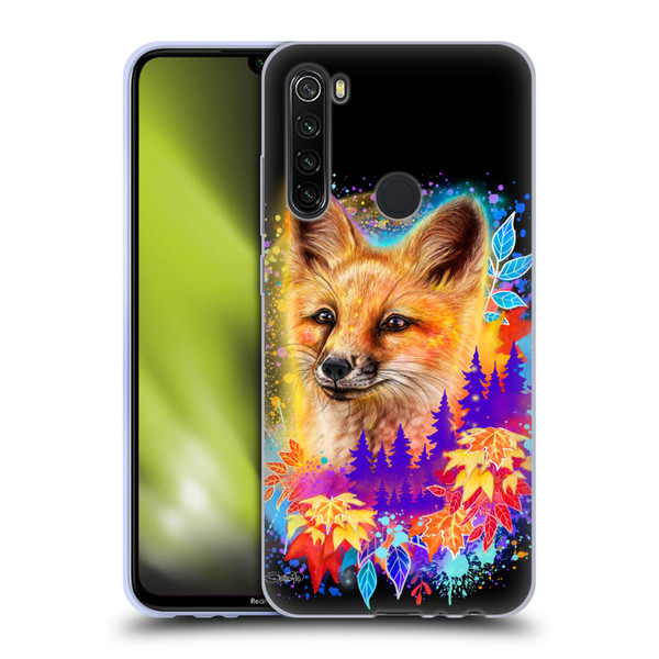 Sheena Pike Animals Red Fox Spirit & Autumn Leaves Soft Gel Case for Xiaomi Redmi Note 8T